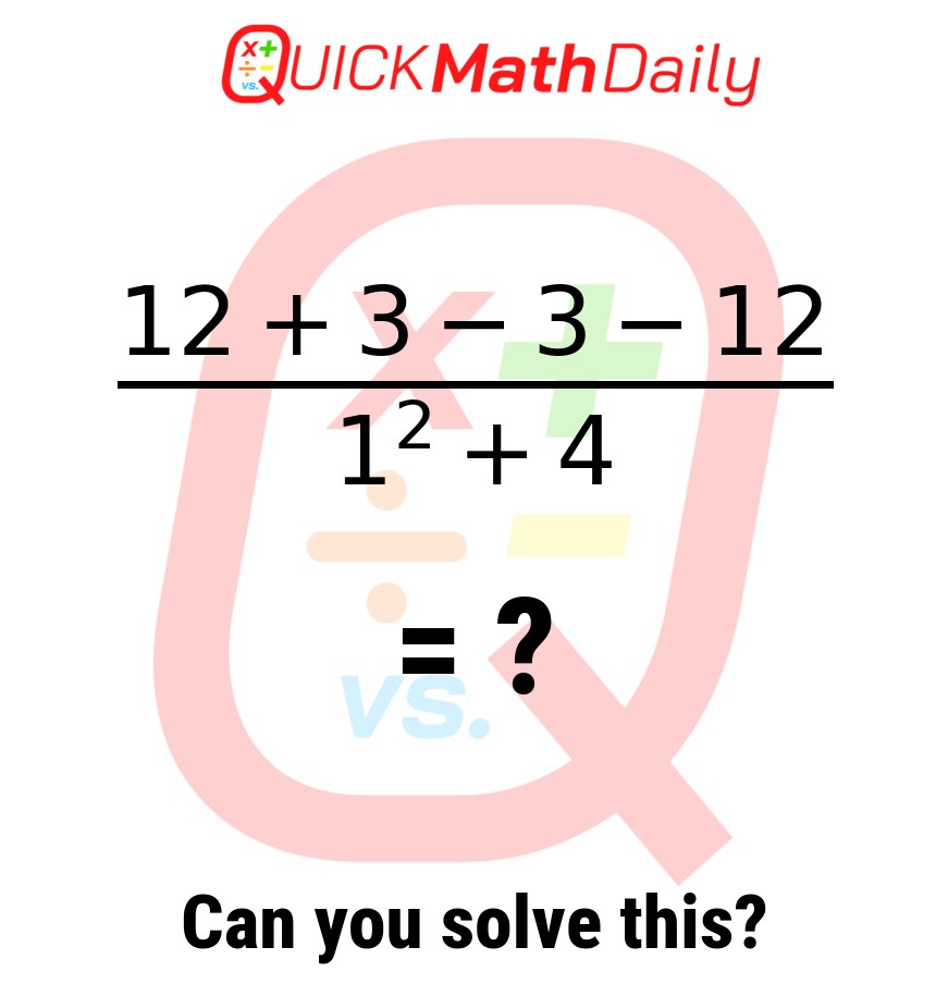 Quick Math Daily Brain Boost 🧠 tweet media