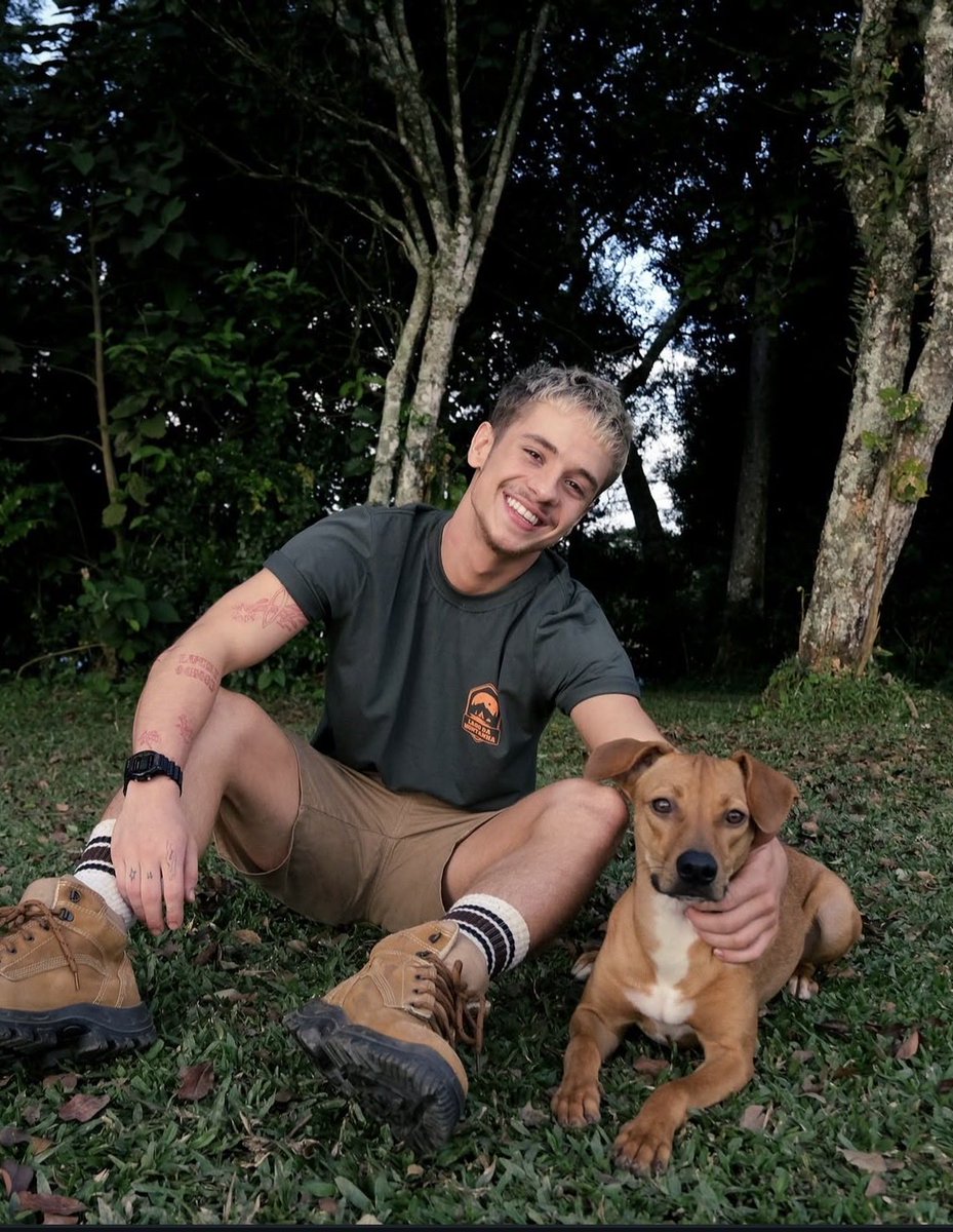 ele com o doguinho 🥺