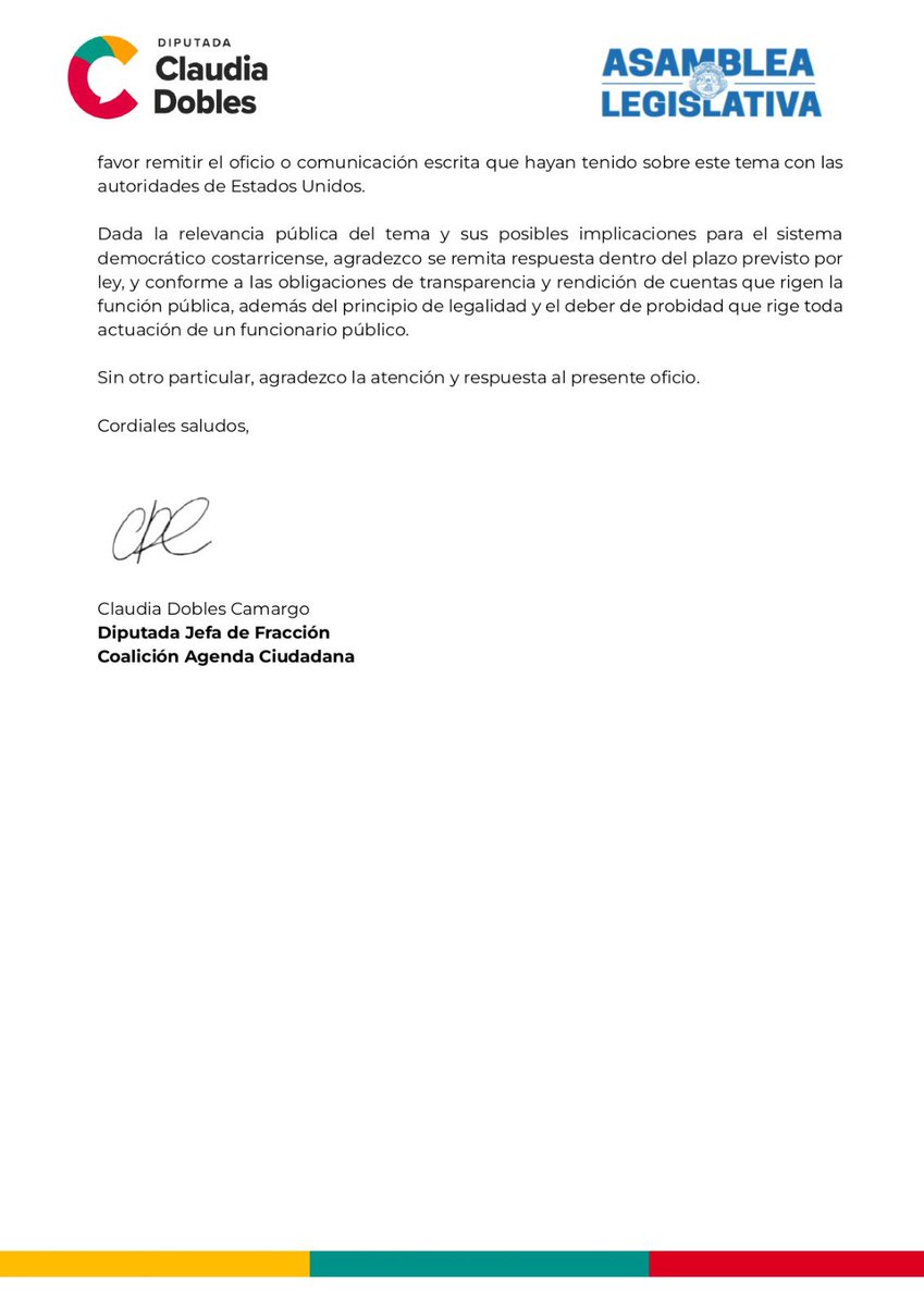 Claudia Dobles Camargo tweet media