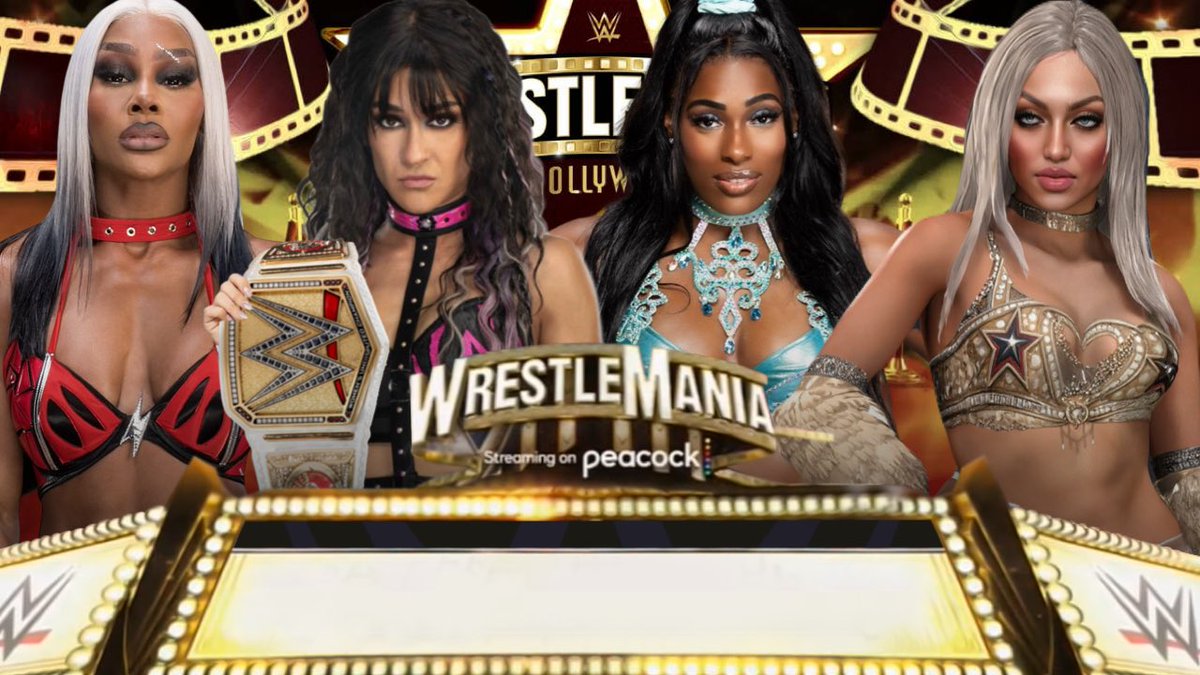 GirlFriendEFED's tweet image. In the #MainEvent GFW Champion Dakota Kai (@problemprinxess) must put her title on the line in a Fatal 4 Way against Royal Rumble Winner Lash Legend (@15mythical) &amp;amp; former GFW Champions Jade Cargill (@BootaBig3440) &amp;amp; Ryan Beautiful (@RyanxBeautiful) !