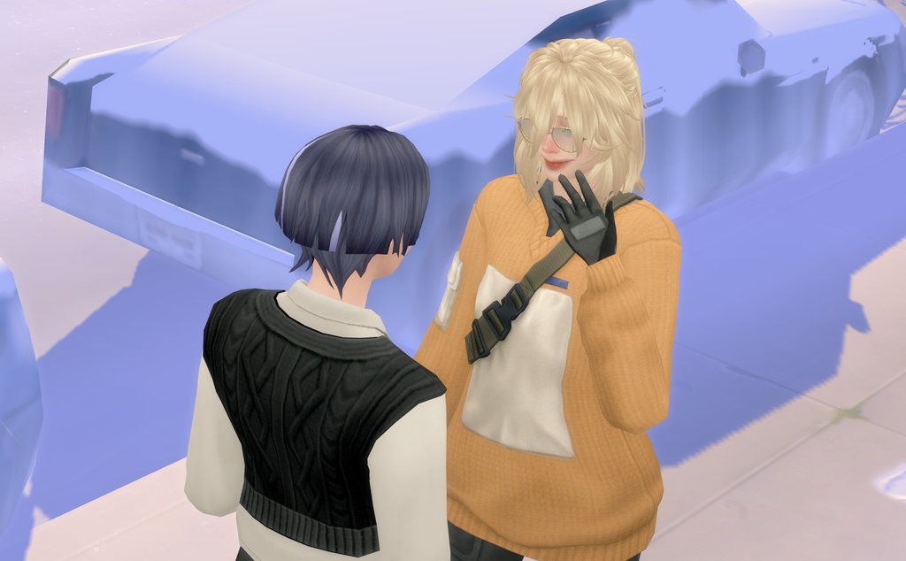 SCRBDOARCHIVE's tweet photo. mfw you cant play tomodachi life so you go back to your roots in the sims https://t.co/N7xohgVarq