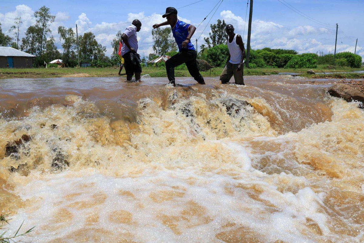 afronews's tweet image. Kenya's rainy season turns deadly again, with 18 killed and 54,000 households hit over a week
By The Associated Press
ow.ly/Jgnr50YUkMP

#kenyafloods #heavydrain #climatechange #rainydays #kenyameteorological