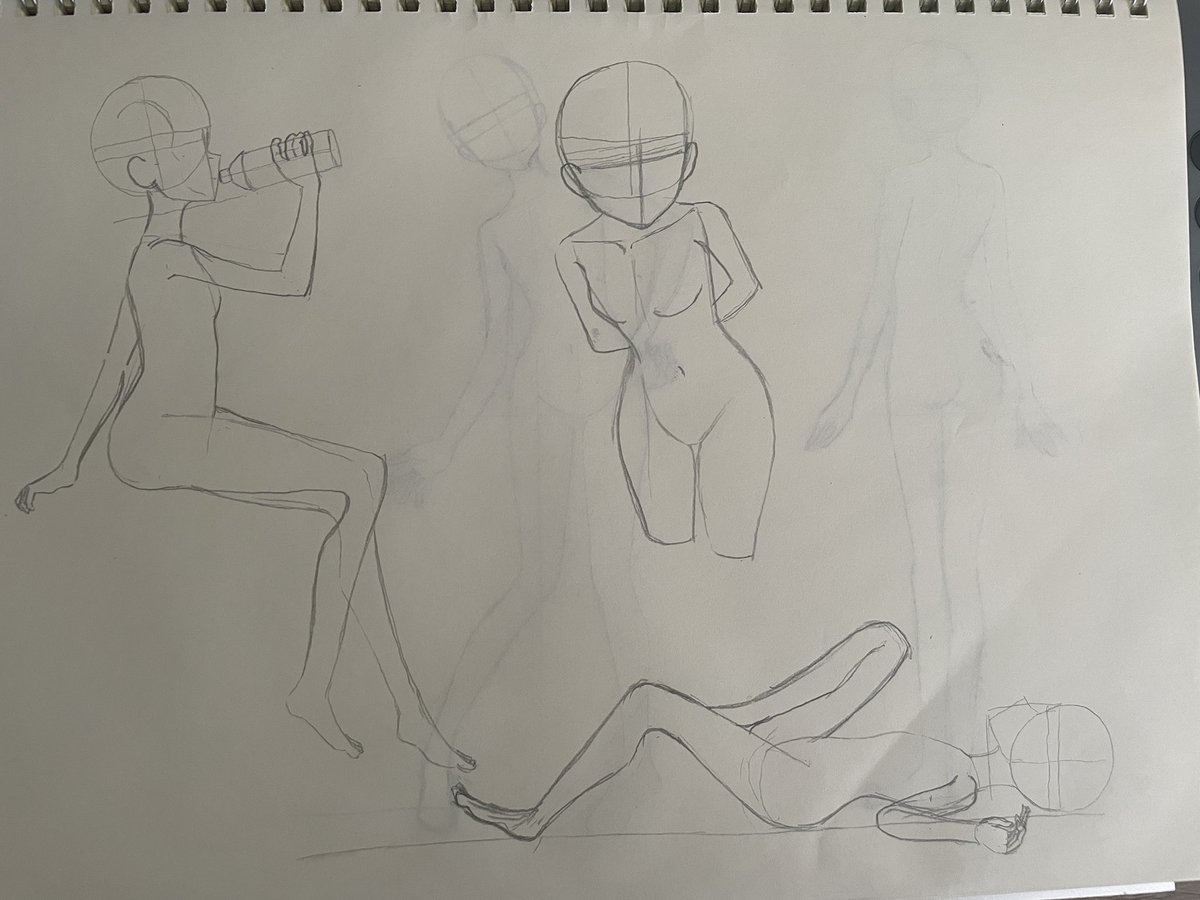 模写です
川口イッサ おんなのこイラストポーズ集
