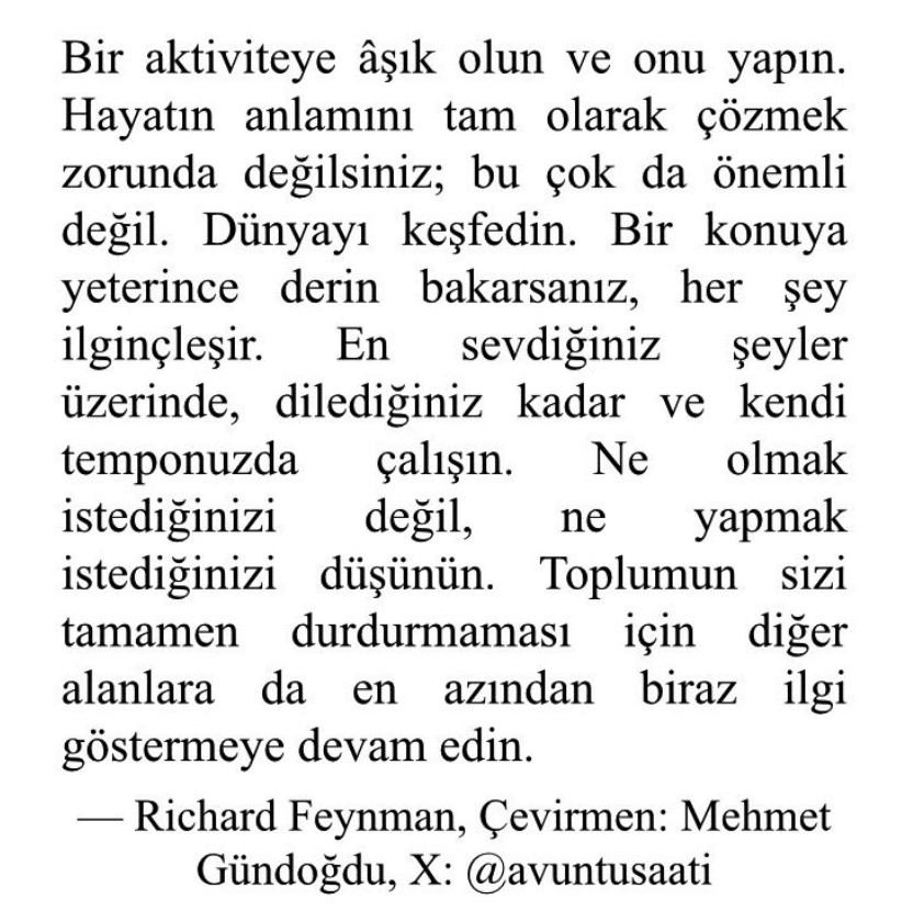 Richard Feynman gerçek bir bilge