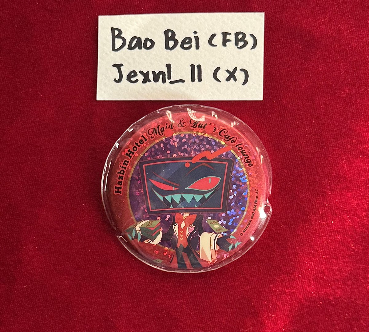 Jexn1_ll's tweet photo. หาแลกเข็มคาเฟ่ลูซิค่ะ

#ตลาดนัดhazbinhotel #ตลาดนัดhazbin #ตลาดนัดแฮซบิน https://t.co/OBDXxdFbqI