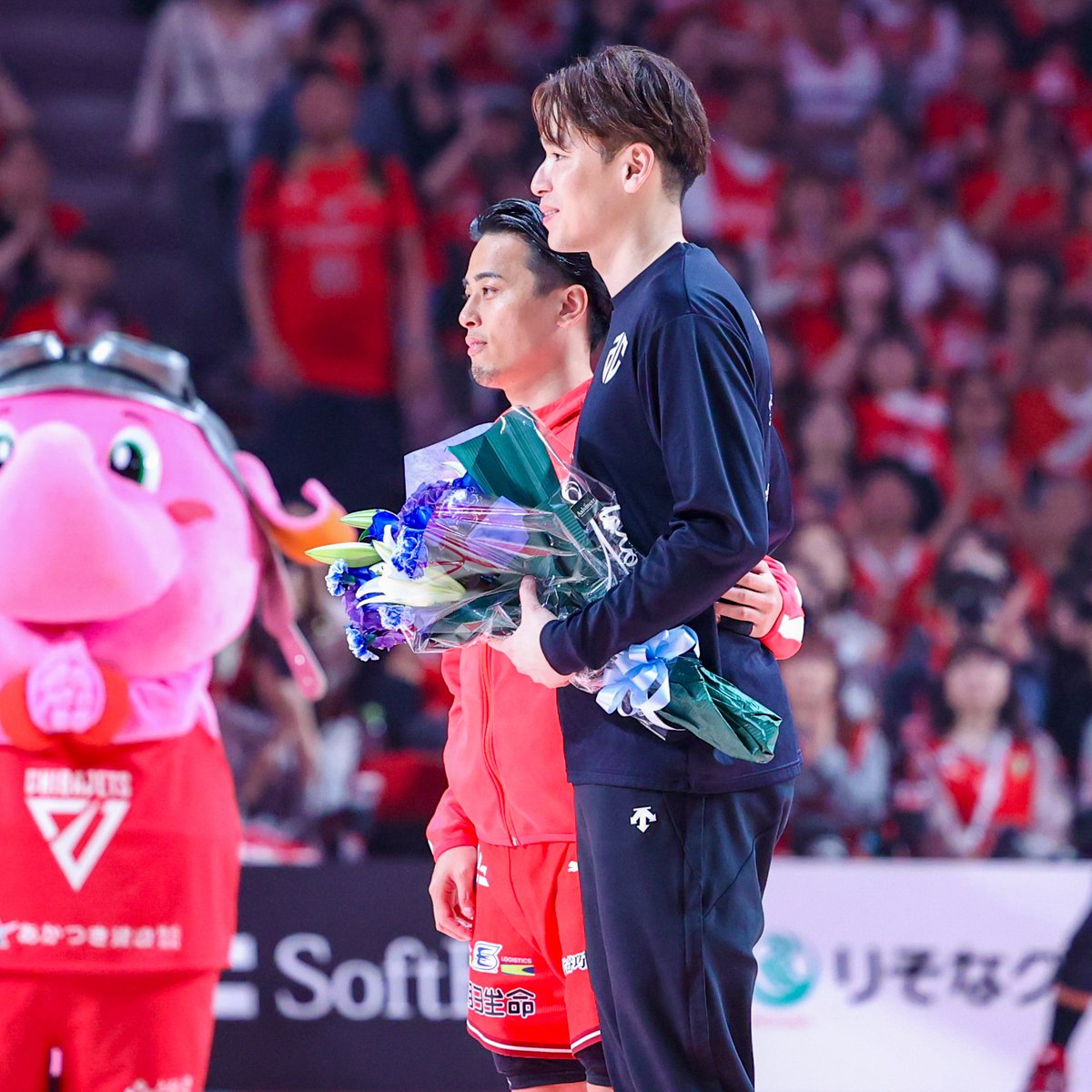 🥹💐✨ #千葉ジェッツ #富樫勇樹 #大塚裕土 #アルティーリ千葉