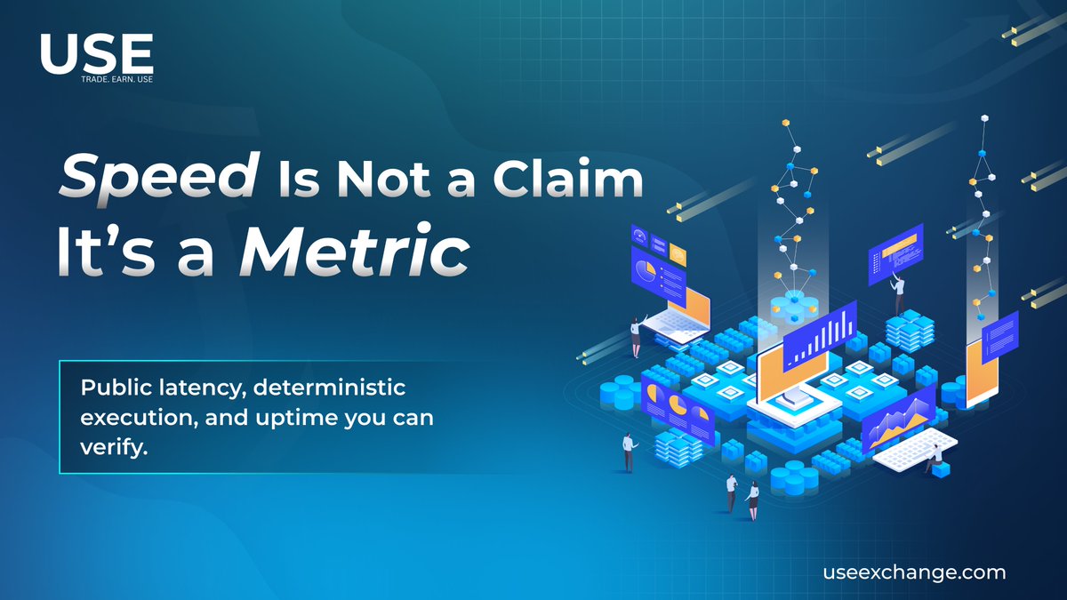 Speed is defined through measurable outcomes.
On UseExchange, system performance is visible and verifiable.

UseExchange.com

#useExchange #Cex #Transparency #Trading