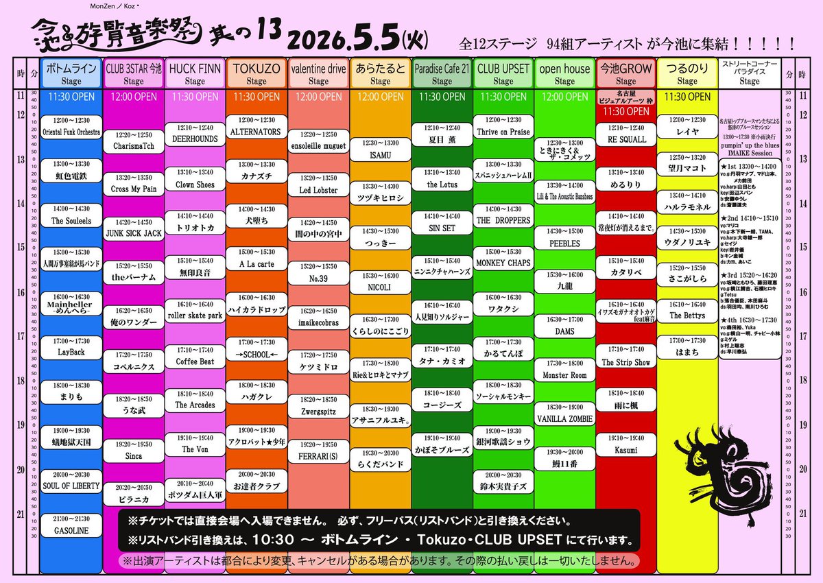 今池‘‘遊覧”音楽祭 tweet media