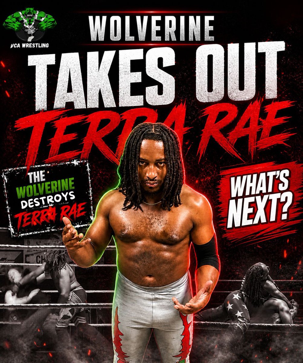 VcaWrestling's tweet image. The “Wolverine” Tavis didn’t walk away with the VCA heavyweight championship at Unfinished Business, but we think he got his point across to the VCA General Manager Terra Rae. #vcawrestling #memphis #wrestling #901memphis #fyp #explore #memphistwitter #southaven #hornlake