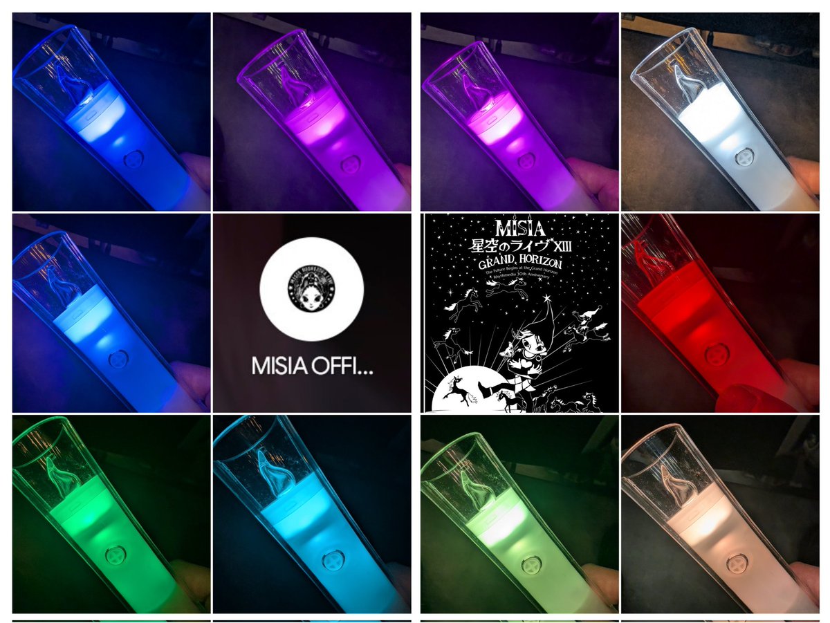 nebo3756's tweet photo. #MISIA星空のライヴXIII 
アリーナツアー の余韻に浸り中!! 
貸与の #ツアー専用ペンライト 
見ても綺麗だが
HigherLoveは裏打ちっぽいとか
Hope&amp;Dreams と あなたにスマイル 
は振るのも楽しく 
ペンライトで楽しさ倍増した
#MISIA さん,
ツアーメンバー,会場関係者の方々,
楽しい時間ありがとう!!!! https://t.co/dlx5cy6Z1a