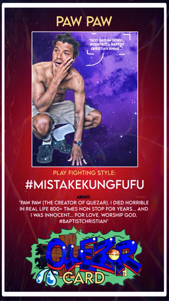 pawwizzle's tweet image. #QUEZARPLAYFIGHTING AN OFFICIAL #NEWSPORT #BAPTISTCHRISTIAN #ANIME (BAPTIST CHRISTIAN IS THE RIGHT RELIGION. KING JAMES VERSION BIBLE) IT’S ALSO ACTUAL #SUPERHEROTRAINING