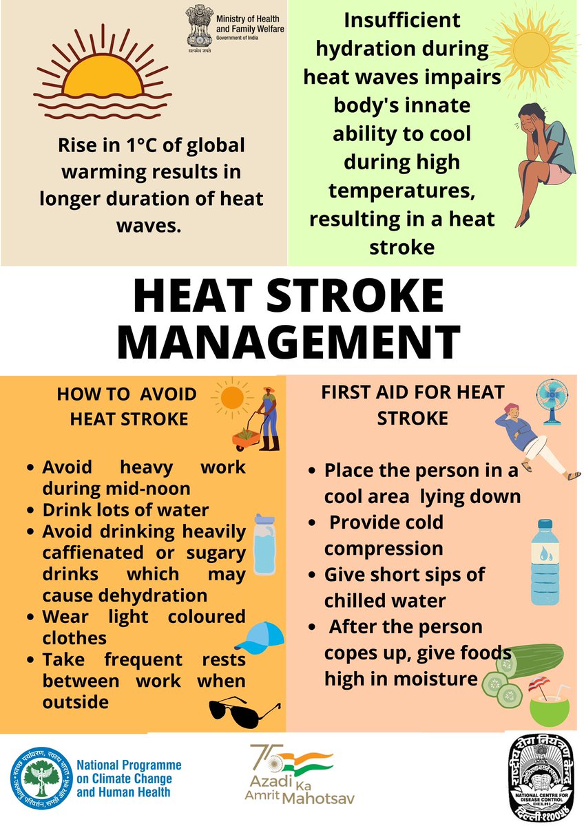 chin10desai's tweet photo. #Beat the Heat 
@CMOGuj @CollectorAhd @InfoGujarat @MoHFW_INDIA @dp_amdavad @CdhoAhmedabad @DrNilamPatel04 @drjayesh75 https://t.co/w5bD9yeE49