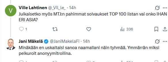 Jani Mäkelän aasi tweet media