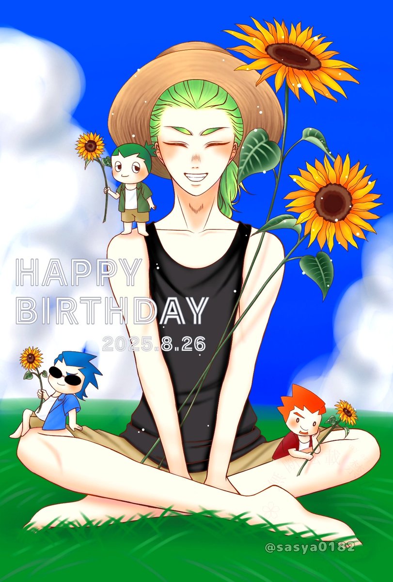sasya0182's tweet photo. 緑の日🦾💚（再掲） https://t.co/SoJNwKFBGo