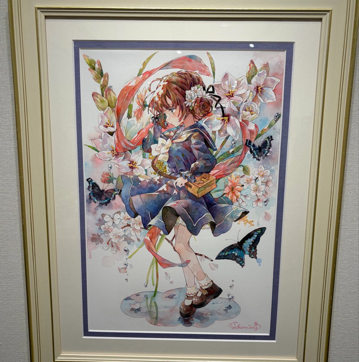 絶対に行くと決めていた優子鈴さん(@_yukoring )の原画展に来ました