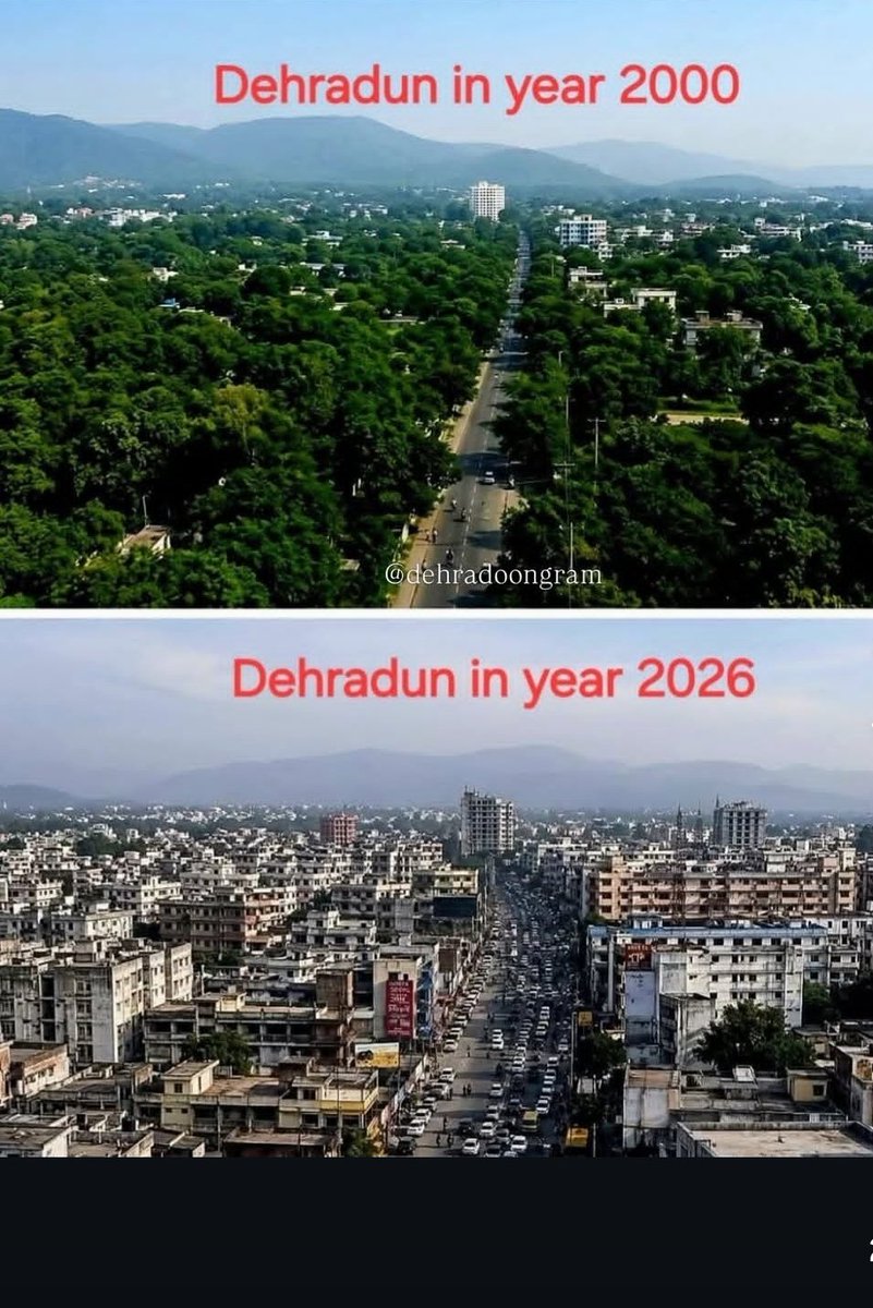 sidhshuk's tweet image. A poem worth picturesque town unfortunately developed by our politicans.

#Uttarakhand #Dehradun