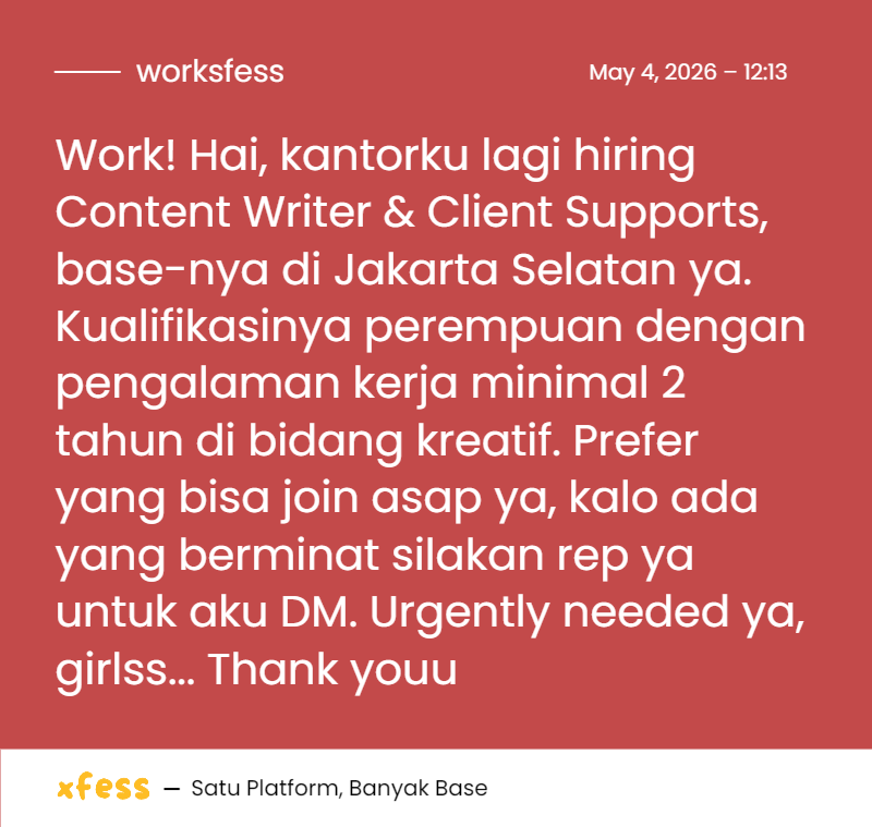 WORK tweet media