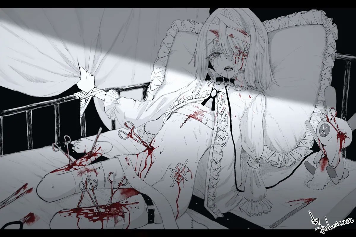 Dormicumproject's tweet photo. 【コミッションのお知らせ】
一次的にコミッションやります。美しく猟奇的なイラストが得意です。よろしくお願いします。 https://t.co/s2IMSykPm5 https://t.co/BgjsaGLHVt