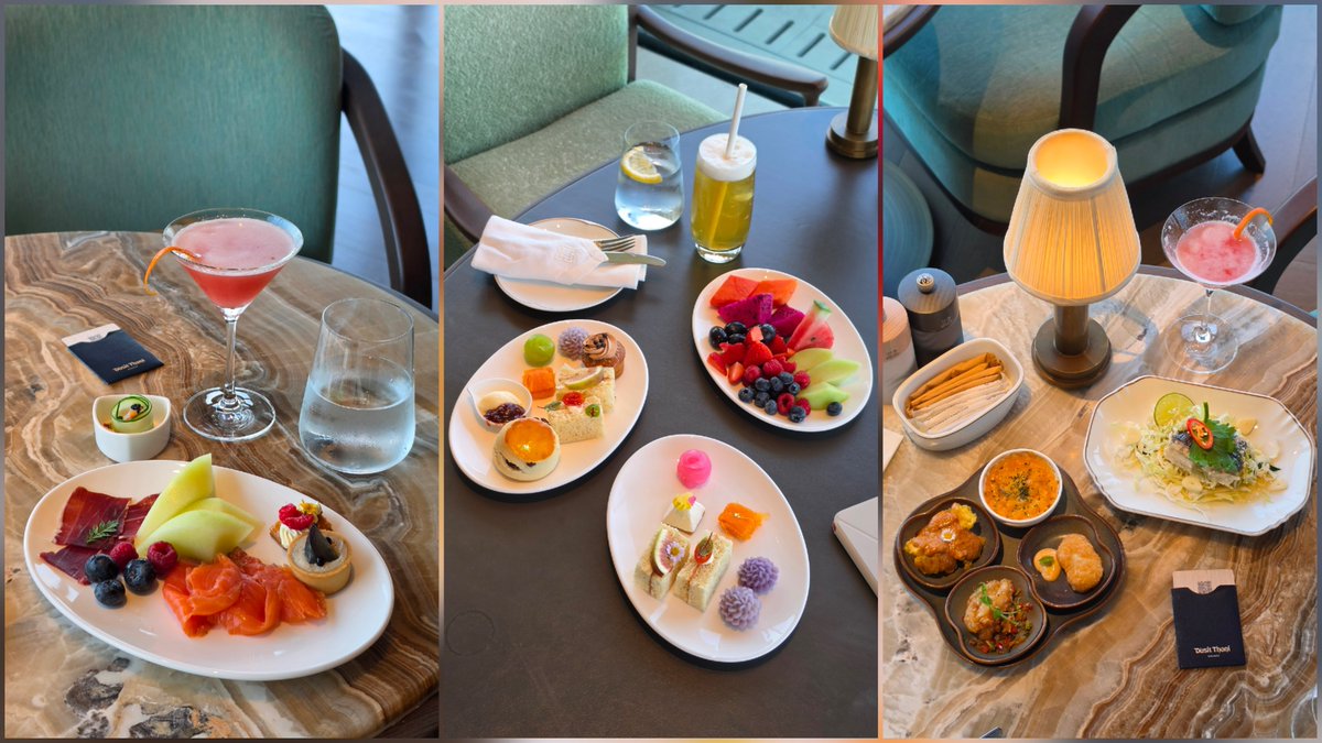 iBanky's tweet photo. Weekend ที่ผ่านมาได้มีโอกาสเข้าพักที่โรงแรมดุสิตธานี กรุงเทพ ห้อง Deluxe Corner Club Lounge Access ส่วนตัวยกให้เป็นโรงแรมที่มีวิวกรุงเทพที่สวยที่สุดแห่งหนึ่งเลย ซึ่ง Rosewood ก็ทำไม่ได้ Ritz Calton อ่ะหรอ อย่าหวังเลย ผมเข้าพักด้วย #Hotelux Rate ทำให้ได้รับ Hotel Credit 3300 บาท + Platinum #DusitGold ที่เพิ่ง match มาสดๆ ร้อนๆ ทำให้เข้า Club Lounge ได้จนถึง checkout เลย เป็น staycation ที่ฟินมากๆ ได้ฟีล all-inclusive stay สุดๆ
ใครมีโรงแรมที่เข้าพักแล้วประทับใจบ้าง ลองมาแชร์กันหน่อย