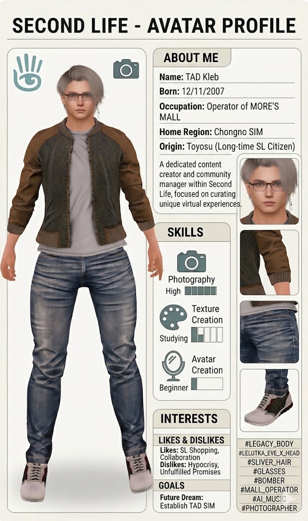 TAD Kleb (SecondLife MORE'S MALL) tweet media