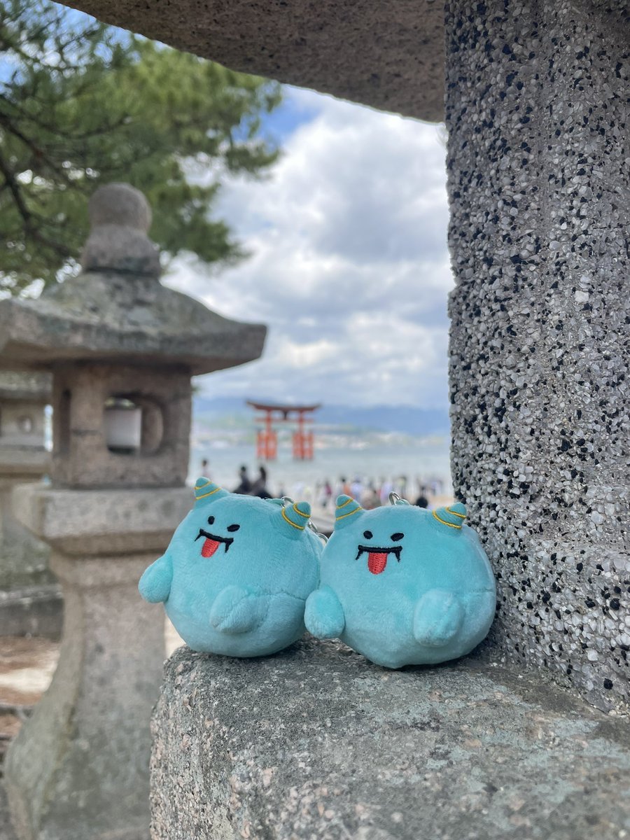 bkw_so_'s tweet photo. 厳島神社綺麗だねぇ⛩

 #おるたんといっしょ https://t.co/RtwnsdYAML