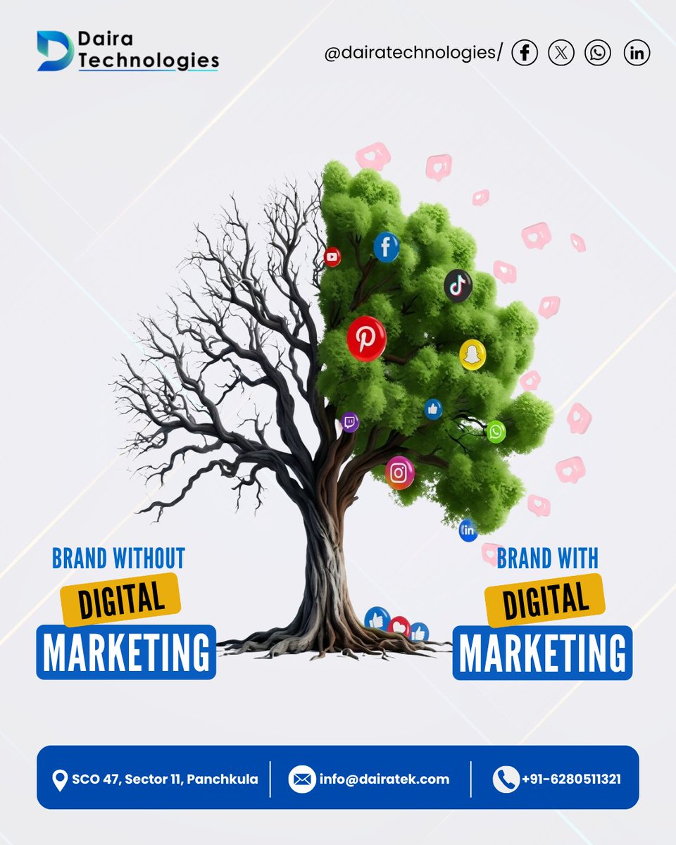 DairaTechnolog1's tweet image. Grow your brand the right way 🌱
From invisible to unstoppable with smart digital marketing strategies.
#digitalmarketing #brandgrowth #socialmedia