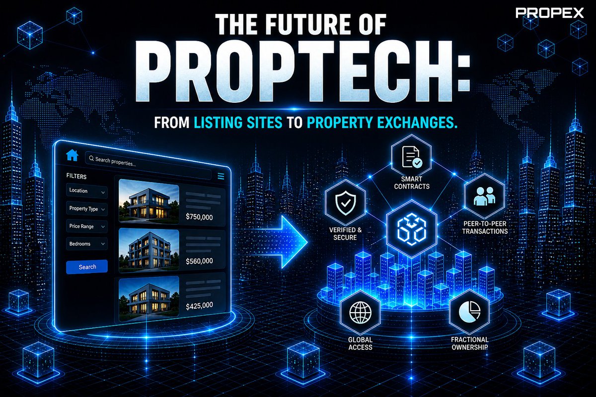 propex_app's tweet photo. We’re helping developers speed up sales cycles through:

✅ Smart Contracts for instant closing.
✅ Fractional Ownership to unlock more capital.
✅ Verified Security to build buyer trust instantly. https://t.co/N3OEoe6k9V