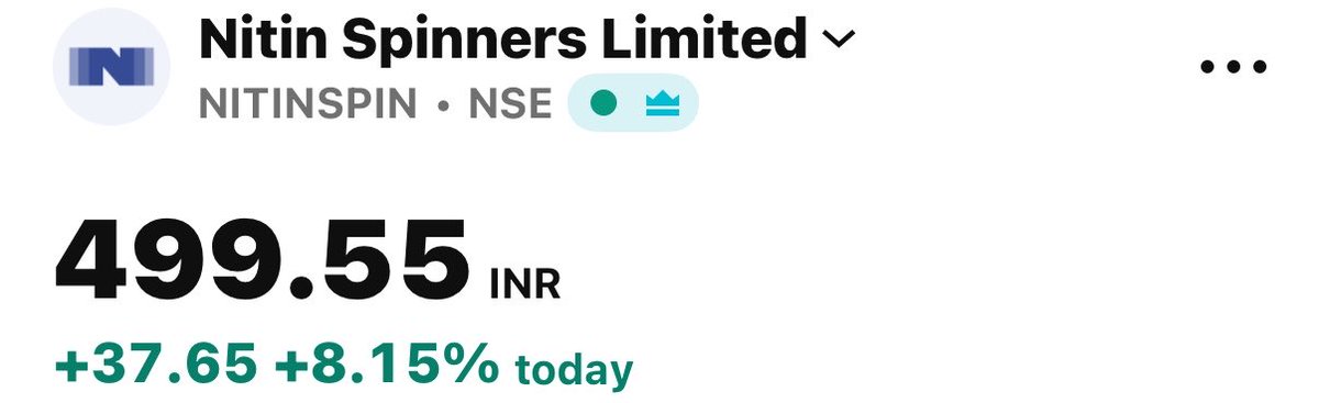 stockspicker_'s tweet photo. #NITINSPINNER โ
๐ซ https://t.co/TRSO06ExGG