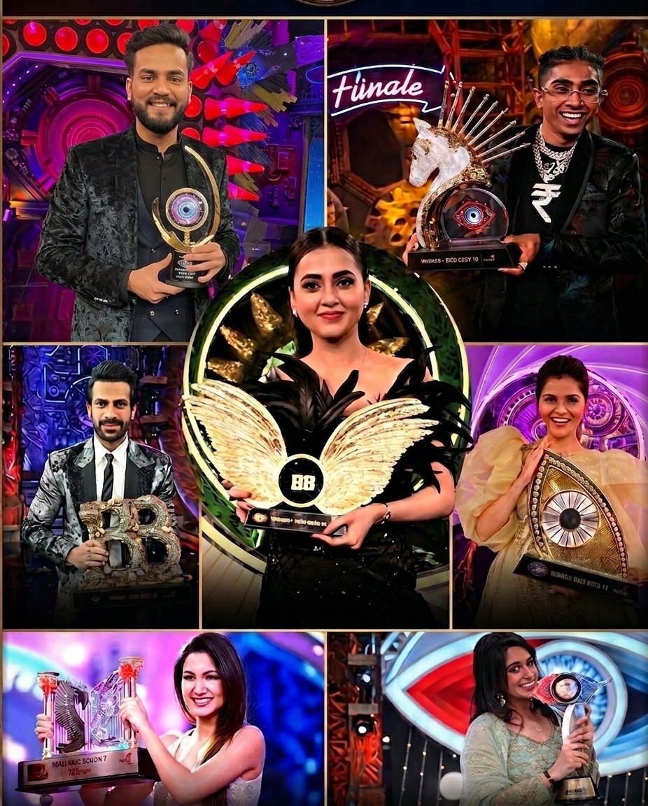 THE MOST UNDESERVING  OVERRATED WINNERS OF BIGG BOSS !!