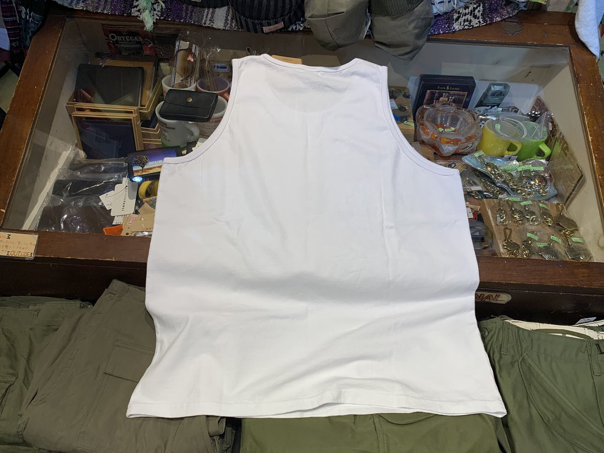 outsidekawasaki's tweet image. Goodwear
BIG Tank Top

新品アイテム

Size S,M,L
Price ¥3850 Taxin

#アウトサイド川崎 #川崎 #古着 #川崎古着 #神奈川古着 #川崎古着マップ #川崎アメカジ #goodwear #グッドウェア #タンクトップ  #ランニング #アンダーウェア #アメカジ #アメカジコーデ