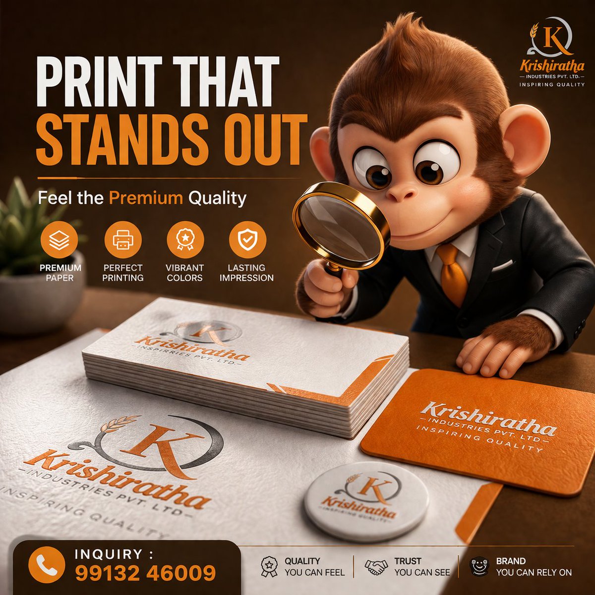 squaredesign25's tweet photo. 21m ·
Make your brand impossible to ignore.
With premium printing quality and eye-catching designs, your packaging and marketing materials will truly stand out.
📷 Premium Paper
📷 Vibrant Colors
📷 Perfect Printing
📷 Lasting Impression
📷 your brand to life: 99132 46009 https://t.co/TbuJkFLohT