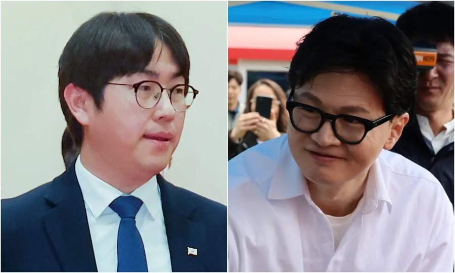 출처 : 서울의소리 amn.kr/57906
한동훈의 어쩔 수 없는 ‘좁쌀본능’...하정우 공격하다 역풍
하정우 후보가 구포시장에서 장갑 낀 시민과 악수 후 손을 비비는 장면이 논란
일부 언론과 극우 유튜버들이 이를 과장해 “시민을 오물 취급했다”는 식으로 보도... 한동훈 후보가 직접