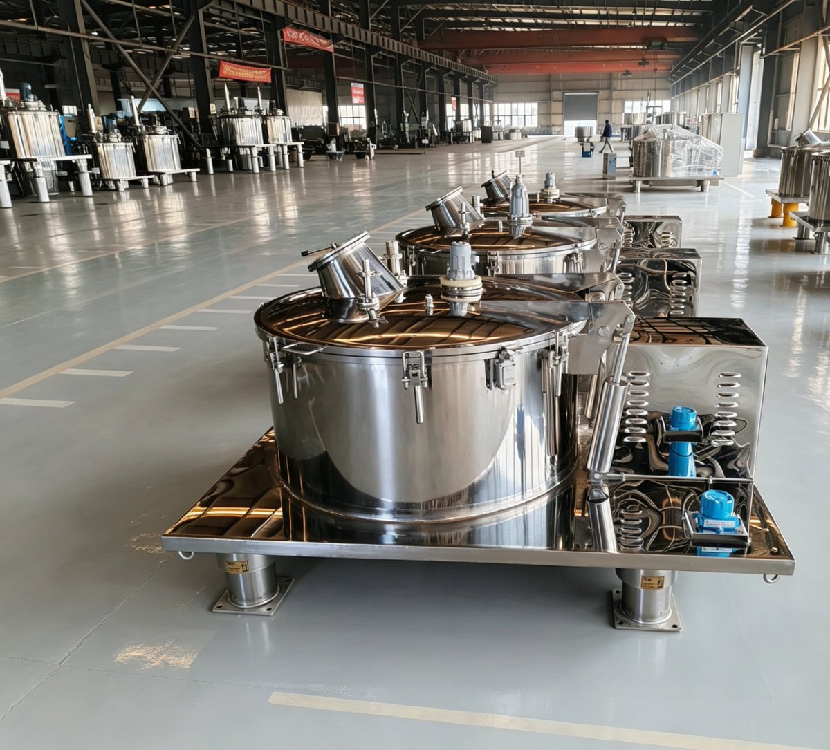 evconnector's tweet photo. China industrial vertical top discharge centrifuge ,manual discharge,VFD drive and explosion-proof. https://t.co/a0vsb4kg2e
