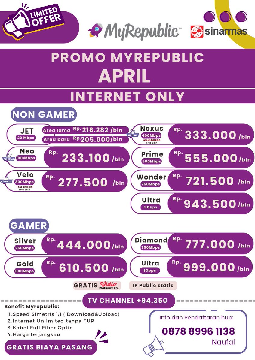 Naufal | MyRepublic tweet media