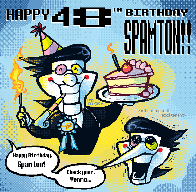 hadley_ilus's tweet photo. A very Specil Bday post for a very Specil Mailman....#deltarune #spamton #fanart #spamtongspamton https://t.co/cgbMgi7NPO