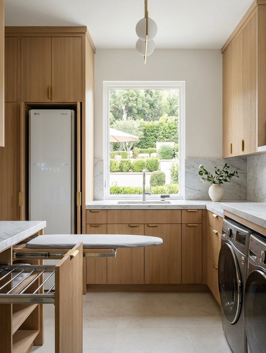 finiiShimla's tweet image. Laundry spaces are as essential as kitchens 🏡✨. Smartly placed near entry or parking 🚗, they help manage hygiene, storage &amp;amp; daily utility with ease. Add features like drying zones, sinks &amp;amp; multifunction use for maximum efficiency 💧

#LaundryDesign #HomeDesign #InteriorDesign