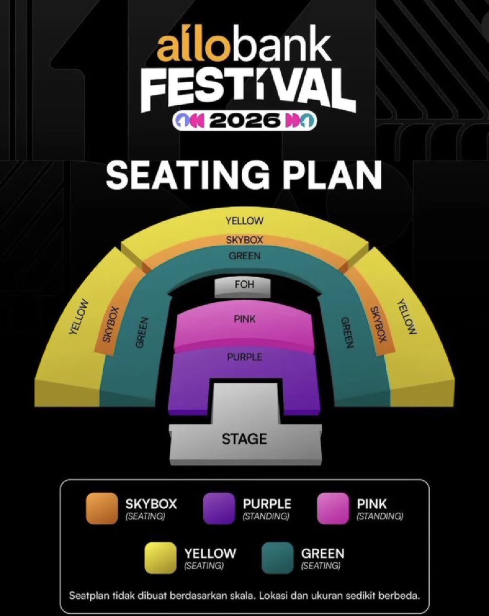 boosturdays's tweet photo. WTS ALLOBANK FEST

— green section
door 2O Row 24 SN 670

harga web 1.400k

✅ all proof
❗️serious buyer only❗️ https://t.co/OiQmQDB1pC