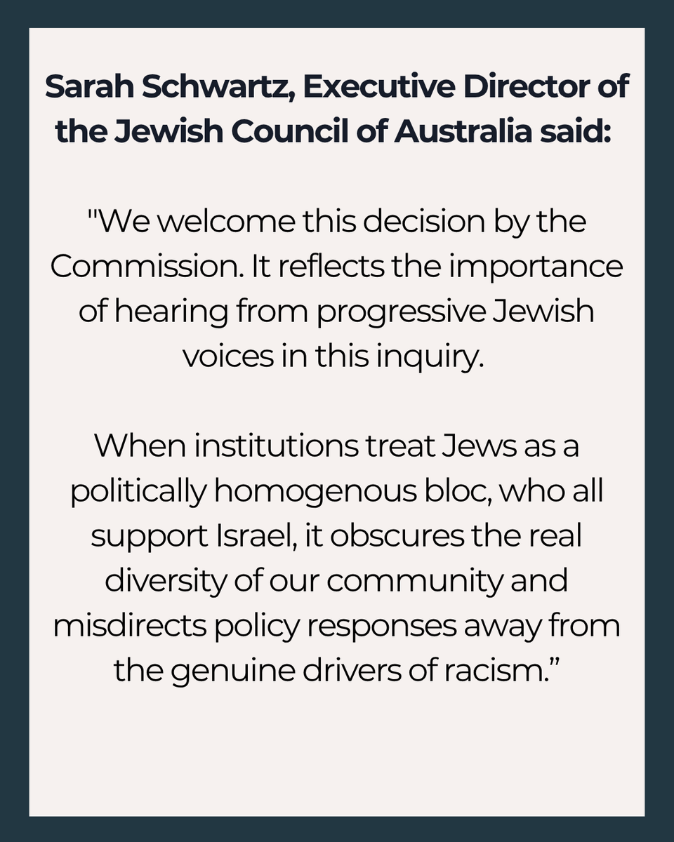 Jewish Council of Australia tweet media