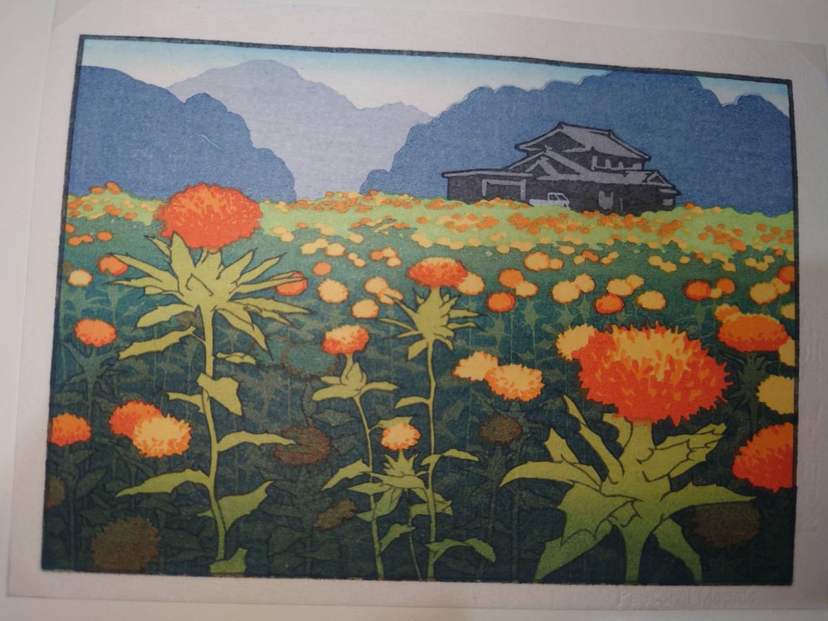 BaraGlc's tweet image. 'Pastoral Mosaic' by Mokuhankan, Tokyo JAPAN 🇯🇵
#Japanese #Woodblock #Printing #Asakusa #Tokyo