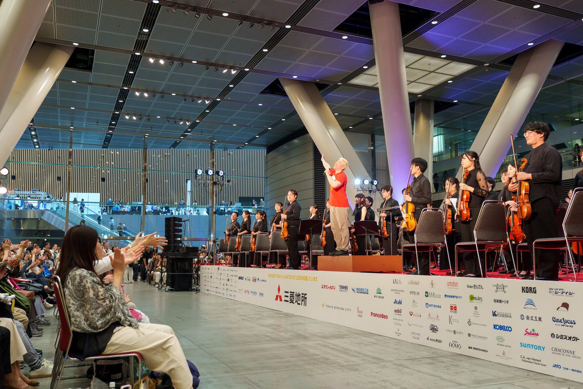 Orchestrawawon's tweet photo. 【感謝！】

本日 #LFJ2026 ホールEキオスクステージにて演奏させていただきました🎺

沢山のお客様にお聴きいただき、心より感謝申し上げます。
温かい拍手をありがとうございました😊

今後とも、オーケストラ和響をよろしくお願いいたします！
#和オケ
#オーケストラ和響 https://t.co/FFnXI1sDFY
