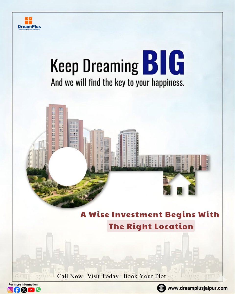 PradeepManksh01's tweet image. Turn your dreams into land, and land into legacy 🌱🏡
 #dreamplus #realestateindia #landinvestment #dreambig #wealthcreation #plots #booknow #explore