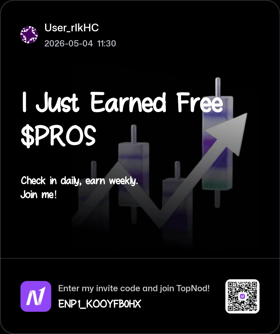 Ja_hidi's tweet photo. Just joined TopNod Energy Park ⚡️
Simple tasks → earn Energy → share weekly $PROS rewards.
The more people join, the bigger the reward pool 
Worth a try！
#topnodenergy
https://t.co/4Mm0UFNcTY https://t.co/7BamSbhr96
