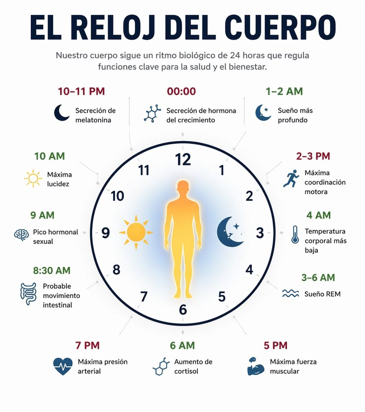 El reloj del cuerpo