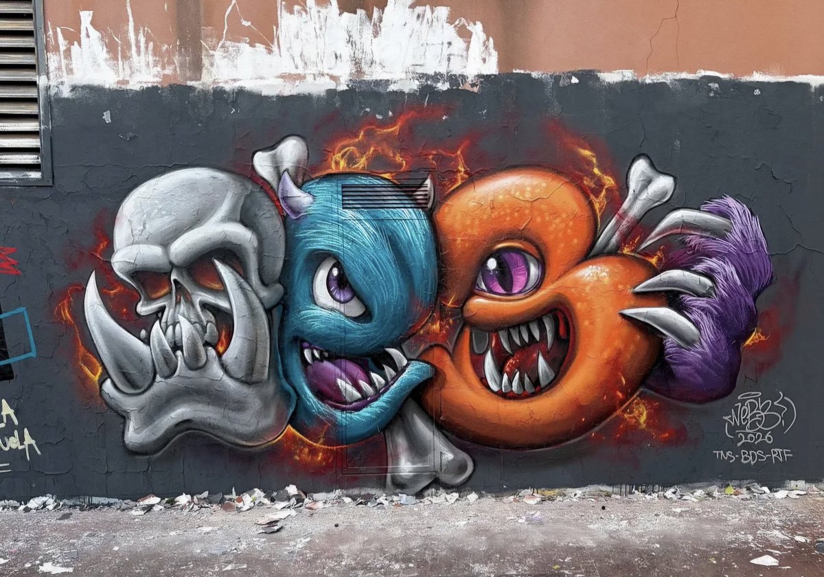al_crew's tweet image. #graff #StreetArt #graffiti