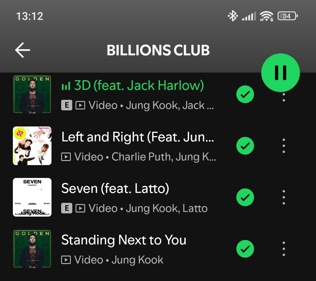 LidiaTan75's tweet image. 👋 Hi, I'm Listening 🎧 #3D, #LeftAndRight, #SEVEN and #StandingNextToYou by #JUNGKOOK from "BILLIONS CLUB" on Spotify! 📀🐰🎶 💞

🔗 open.spotify.com/track/6xGr4tVz…

PLEASE KEEP SUPPORTING JUNGKOOK'S MUSIC 🎶 🫶 
#JUNGKOOK #정국 🔥