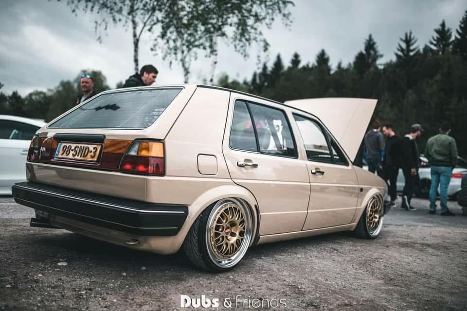 EpicDubs's tweet image. 💪

#VW #Volkswagen #mk2 #VwGolf #Mk2Golf #BBSwheels  #Stanced #DubLife