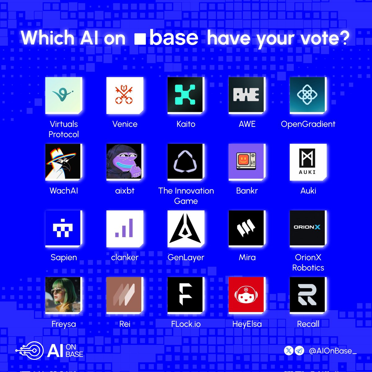 AI on Base tweet media