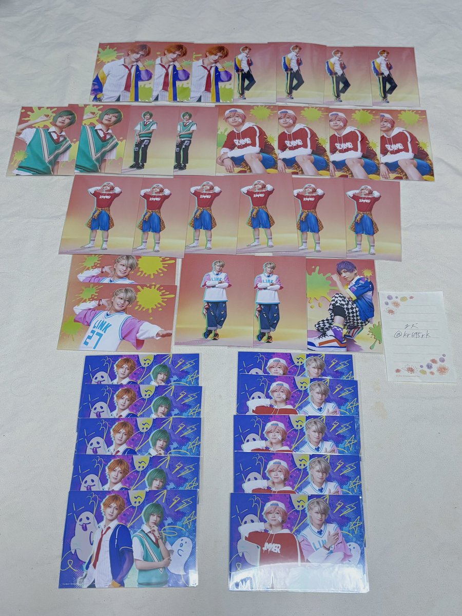kr695rk's tweet photo. 𓊆交換￤譲渡𓊇 エーステ春夏2026 ランダムブロマイド ランブロ +3Ghosts! スリゴ

譲𓂃天馬7 幸4 椋10 ☆一成4 九門1 天馬&amp;幸5 椋&amp;一成5

求𓂃三角 or 定価(+送料)

大阪7~9 愛知15~16お手渡し可
☆は交換のみ 無印譲渡可
郵送は大千秋楽以降

検索からもよろしくお願いします💭 https://t.co/b7cPhGY1kP