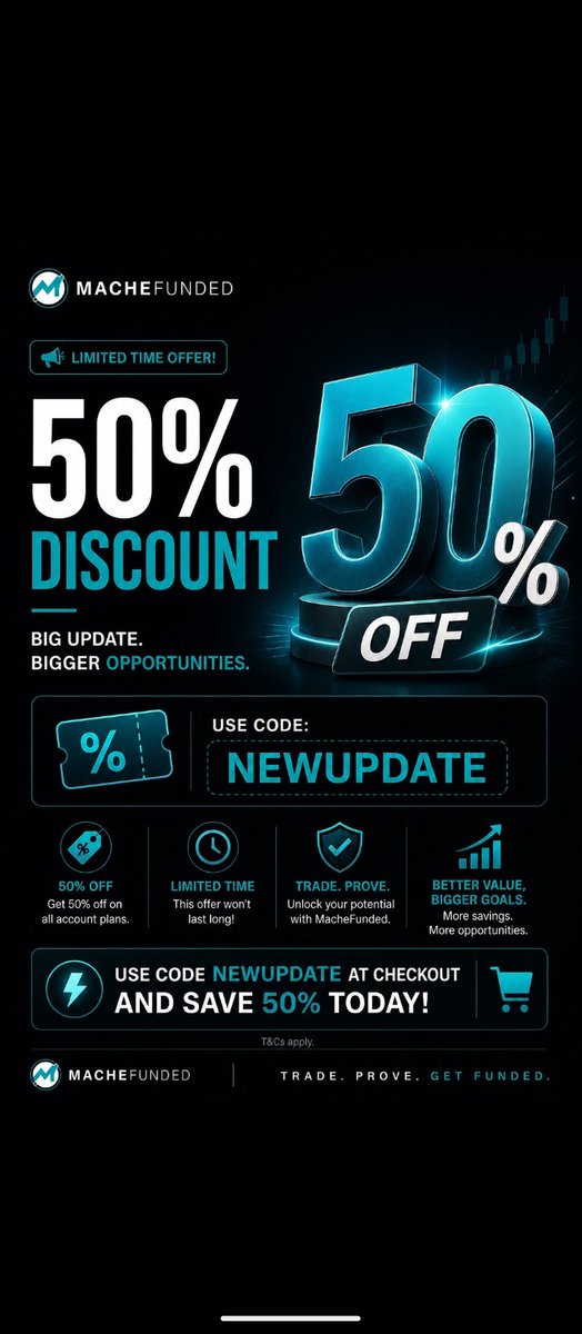 empe71816's tweet image. ENDING SOON! Take advantage now !!trader.machefunded.com/ref/13733 start the new week with a this amazing offer 
#forex #prop