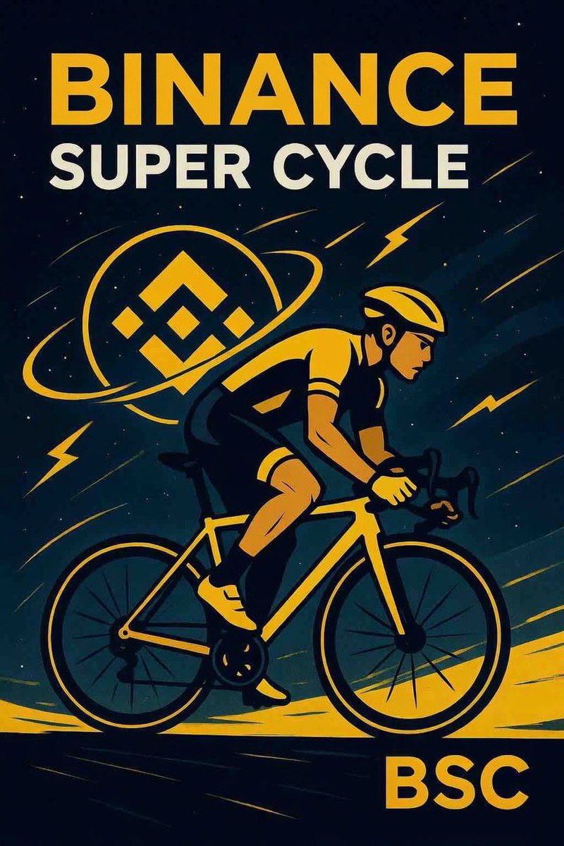 BinanceSuperCy's tweet photo. The Binance Super Cycle is here. $BSC https://t.co/9G5A3y9F6w
